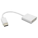 オーディオファン DisplayPort (DP) (オス) - DVI (メス) 変換ケーブル 1920×1080 1080p対応 ホワイト