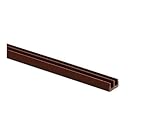 光 ガラス戸レール 上部 チョコ色 幅3mm 全長182cm 00782336-1 PR8381