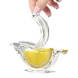 レモン スクイーザー ハンド ジューサー 鳥型 アクリル シトラス ジューサー 手動 レモン スライス スクイーザー レモン スライス、オレンジ、ザクロ用の簡単なジュース抽出メーカー