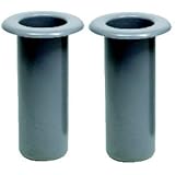 お墓用花立 プラスチック製 中入れ式 ツバなし 筒径：59mm(大) リング下深さ：180mm 1対2本セット [PC59(L)]