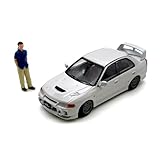 ビーエムクリエイションズ(BM CREATIONS) ﾋﾞ-ｴﾑｸﾘｴｲｼｮﾝｽﾞ 三菱 ﾗﾝｻｰ ｴﾎﾞﾘｭｰｼｮﾝ IVｶｽﾀﾑ ID ﾎﾜｲﾄ ﾌｨｷﾞｭｱ付 1/64 64B0095