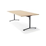 コクヨ   ミーティングテーブル DAYS OFFICE FLIP TOP XY-TFT211FE6AMC1 幅210×奥行100CM 天板グレ