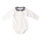 MOOMIN BABY（ムーミンベビー） 丸えりボディ フラワートレイル／ネイビー