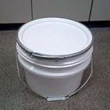 ノーブランド品 12Lプラスチック製オープン プチペール缶(蓋・外レバーバンド付) p4a