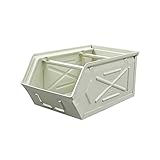 ダルトン(Dulton) 収納ボックス アイボリー W17×D28×H13cm パーツ ストッカー CH07-H298IV