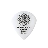 【10枚セット】MASTER8 JAPAN D-801 ポリアセタール JAZZ III 0.8mm ギターピック [D801-JZ080]