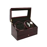 2本×2本巻き ウォッチワインディングマシーン JD074RD ワインレッド