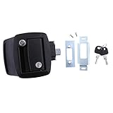 B Baosity ブラック　RVパドル　エントリードアロック　ラッチハンドル　ノブデッドボルト　トレーラー　高品質