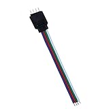 ILS - 4 Pin Male Connector Cable Wire For 10MM RGB SMD5050 LED Flexible Strip Light