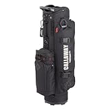 キャロウェイ(Callaway) キャディバッグ CRT LAIDBACK BLK 23 (カートタイプ 8.5型 47インチ対応 2.4kg 4分割) ブラック メンズ