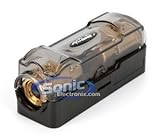 Xscorpion manl02gゴールドMiniインラインANLヒューズホルダー0 /2ゲージ入力&出力