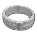 電材堂 600V ビニル絶縁電線 アース線 単線 1.6mm 100m巻 白 IV1.6×100mシロ