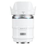 SIRUI Sniper 16mm オートフォーカスレンズ、F1.2 広角 APS-C カメラレンズ、X-T4、X-T5、X-H1、X-H2/H2S、X-T3、X-T30、X-S10 用 (X マウント、ホワイト)