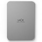 ラシー(LaCie) LaCie 外付けHDD ハードディスク 4TB Mobile Drive Mac/iPad/Windows対応 ムーン・シルバー 3年保証 STLP4000400