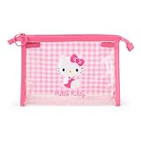 サンリオ(SANRIO) クリアポーチ ハローキティ 透明 PVC・スチール ファスナー式開閉 対象年齢3才以上 約幅22×奥行10×高さ15cm 731480