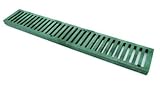 高度な排水0524 CHG DraintechチャネルGrate 5 " x 2 'グリーン