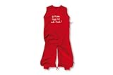 Baby Boum Lightweight 2 - in - 1 Sleep Sack and Jumpsuit with Fun 3D Wording If Mom Says No Ask Dad!