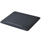 山善(YAMAZEN) ちゃぶ台 グレー 幅46×奥行36cm 完成品 ノートPC・タブレット用 裏面クッション仕様 HT-3545(GY)