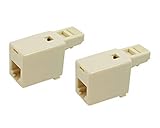 デンサン 電話線アダプター LNC-TEL-B