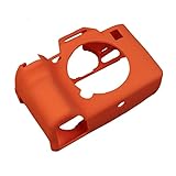 ソニー用 α7 IV/ILCE-7M4 / α7M4用 ケース 保護ケース SONY用 A7 IV/ILCE-7M4 / A7M4用 保護カバー SOOYEEH シリコン製 軽量 耐衝撃 ソフト 旅行 アウトドア撮影 男女兼用 (オレンジ)