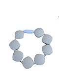 SillyMunk TM Silicone Teething Nursing Bracelets - Beaded (Creme) by SillyMunk TM