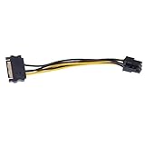 Dovewill ビデオカード適用　557 6ピン　PCIe PCI-e エクスプレス　アダプタケーブル　15ピン　SATA電源　アダプタケーブル