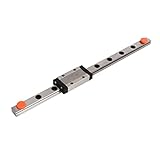 リニアレール 軸受鋼素材 長さ約200mm 9H リニアガイド 3Dプリンター用 3Dプリンターガイドレール 低騒音 200MM