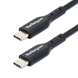 StarTech.com USB-C充電ケーブル／1m／USB 2.0／60W 3A／USB PD 2.0／オス-オス／ブラック／ノートパソコン用 Type-C 高速充電コード USB2CC1MNC