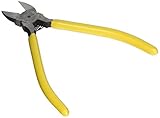uxcell ニッパー　ワイヤー サイド カッター 6cm プラスチック メタル 被覆 グリップ 斜め プライヤー