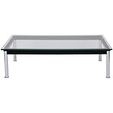 ★マクロ強化ガラス15mmの重厚感『ル、コルビジェ 120（ローテーブル・ワイド120cm）』