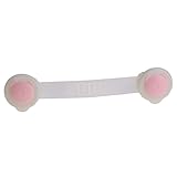 ピンク5 x -baby-cabinet-door-drawer-lock-fridge-toilet-security-kids-care-straps-bear