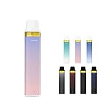 電子タバコ WideWick Kit Joy-etec2022ポッド型 ジョイテック ワイドウィック スターターキット ベイプ 800mAH内蔵 カートリッジ付き 水蒸気タバコ でんしたばこ コンパクト 充電式KIT ニコチンなし 正規品 (Romantic Purple)