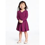オールドネイビー OLD NAVY/ フィット&フレアタイウエストドレス アイヴァンザグレープ ワンピース 12～18ヶ月【並行輸入】