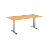 コクヨ(KOKUYO) ミーティングテーブル 長方形 ATTESA(アテーザ) W1800×D800×H700mm LT-212YP16N