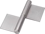 [N-5127939]ＴＲＵＳＣＯ　ステンレス製特厚溶接旗蝶番　右用　全長７６ｍｍ　（２個入） ST2000W76R