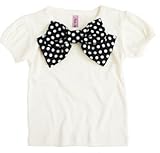 BIGリボン半袖Tシャツ 90サイズ ドットホワイト