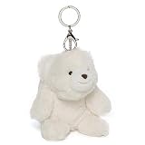 GUND スナッフル キーホルダー ホワイト 4061319