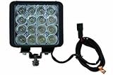 赤外線LEDライトバー – 850 nm / 940nm – 9 – 42 VDC – 16、3ワットLED – 700 ' L X 80 ' W梁( -flood-750nm-black )