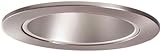 Halo Recessed 999sn 4-inchトリムReflector円錐トリムwithサテンニッケルReflector、サテンニッケル