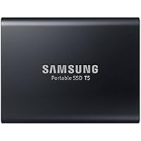 Samsung T5 1TB USB3.1 Gen2 (10Gbps, Type-C) 外付け SSD (ポータブル SSD) MU-PA1T0B/IT Deep Black 国内正規保証品