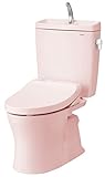 【取替交換付き(愛媛県)】 TOTO トイレ セット品:便器KQ+ウォシュレットKM3(TCF8CM85) 手洗付き 戸建向け パステルピンク KQKM300021(TEH)