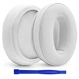 交換用 イヤーパッド イヤークッション 対応ゼンハイザー HD4.50BT HD4.50BTNC HD4.40BT HD4.50SE HD4.40BT HD4.30G HD4.20S HD458BT HD 450 HD 450BT HD400S HD350BT用 ヘッドフォンパッド 丈夫なソフトレザーと快適な高密度フォーム素材採用対応Sennheiser ヘッドホン交換パッド（ホワイト）