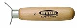 Hyde Tools 60120 Squareポイントナイフwith 4インチ/ 16-gauge安全木製ハンドル
