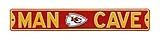 NFL Kansas City Chiefsスチールスポーツストリートサイン、36 " x 6 "