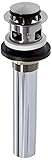 Delta 33W576SS Rizu Push Pop-Up Assembly, Stainless [並行輸入品]