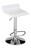 あずま工芸 ピアット カウンターチェア 幅39cm ホワイト(PVCレザー) TCC-421