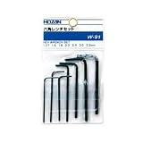 ホーザン:六角レンチセット ＜W-91＞ 型式:W-91（1セット:7本入）