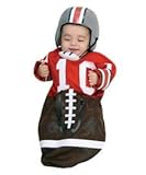 Football (Red) Deluxe Bunting Infant Costume サッカー（赤）デラックスホオジロ幼児コスチューム サイズ：Infant (0-9 Months)