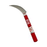 千吉(Senkichi) 鋭刈万能小鎌 スレンレス製 105mm シルバー/レッド