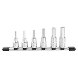 トネ(TONE) ヘキサゴンソケットセット(ホルダー付) HH406 差込角12.7mm(1/2") 内容6点